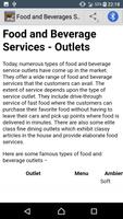 Guide To Food and Beverages Services captura de pantalla 2