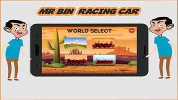 Bin racing car-poster