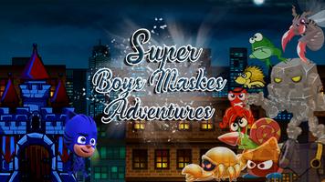Pj Super Boys Masks Adventures Plakat