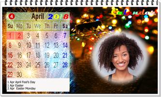 Calendar 2018 photo frame wall capture d'écran 2