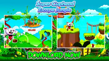 Poster Super Cuphead Escape Jungle