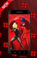 Ladybug and Cat Noir Wallpaper Cartaz