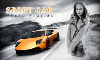 Super Sport Car Photo Frame الملصق