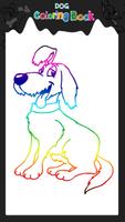 Livre de coloration pour chien Affiche
