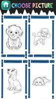 Dog Coloring Book syot layar 2