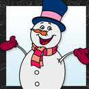 bonhomme neige livre coloriage APK