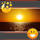 Coucher de soleil, horloge, te APK