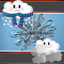 Flocon de neige Horloge et tem APK