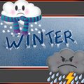 Winter Weather And Clock