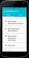 Dictionnaire medical capture d'écran 1