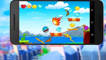 Blue ball - Super bouncing تصوير الشاشة 2