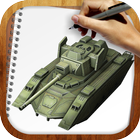 Drawing App Tanks and War Machines icône