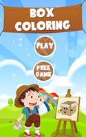 Box jogo de colorir Cartaz