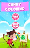 Candy Coloring Affiche