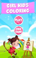 Girl Coloring Game plakat