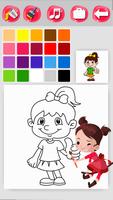 Girl Coloring Game اسکرین شاٹ 2