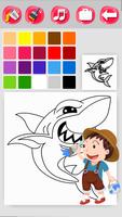 Shark Coloring capture d'écran 2