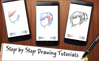 Drawing App Designing Hairstyles capture d'écran 1