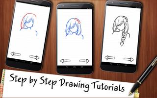 Drawing App Designing Hairstyles capture d'écran 2