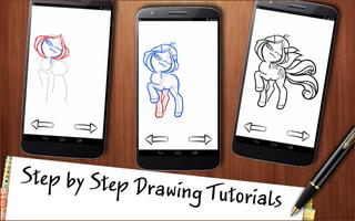 Drawing App My Fairy Pony Rainbow capture d'écran 1