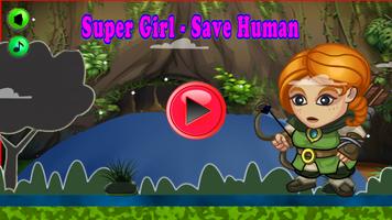 Supergirl Save Human โปสเตอร์