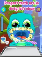 Dragon bad teeth doctor - Dentist simulator Poster