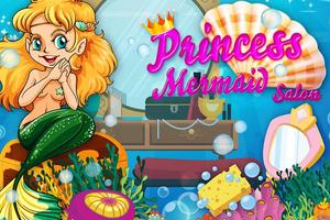 Mermaid Princess Salon plakat