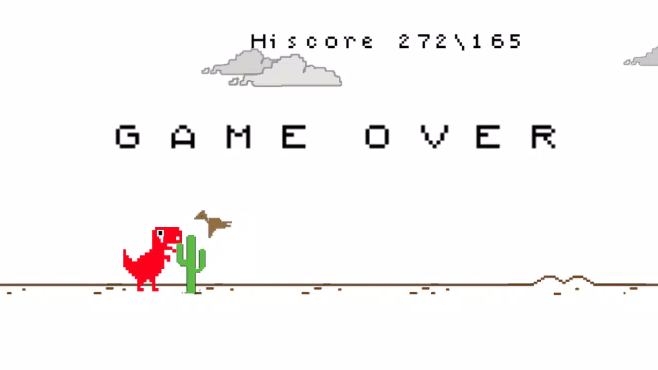 Dino Runner : Red T-Rex APK for Android Download