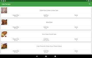 برنامه‌نما Cake Recipe Book Offline عکس از صفحه