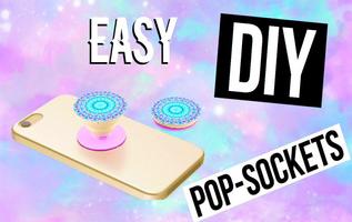 DIY POPSOCKETS FOR YOUR PHONE Affiche