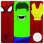 Superheroes Zig Zag Racing 3D