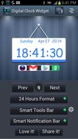 Digital Clock Widget imagem de tela 1