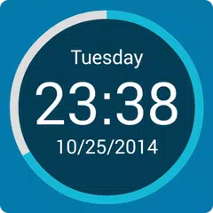 Round Clock Widget APK download