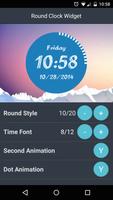 3 Schermata Round Clock Widget