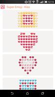 Kiss Emoji and Emoticons постер