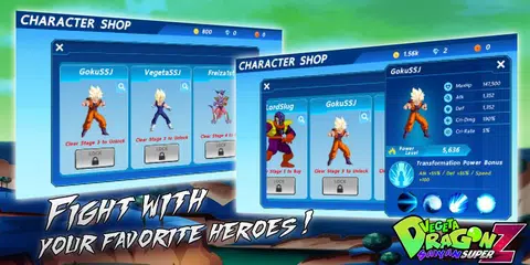 Descargar APK de Saiyan Dragon Vegeta: Super Luchador Z