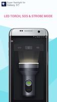 Super flashlight for Galaxy S7 Affiche