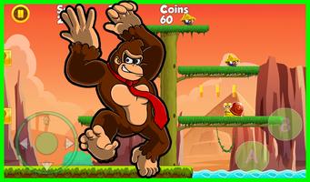 super kong: island banana monkey adventure Ekran Görüntüsü 1