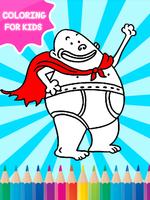 Kids Paint Captainn Underpants 포스터