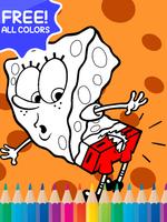 Coloring Game for SpongeBobby imagem de tela 1