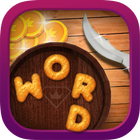 Word Pirate: word cookies search game icône