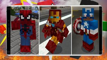 Superhero Armors for  Minecraft : PE capture d'écran 1