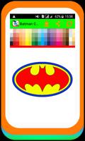 coloring bat hero man coloring pages for kids capture d'écran 1