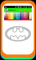 coloring bat hero man coloring pages for kids capture d'écran 2
