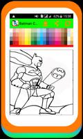 coloring bat hero man coloring pages for kids capture d'écran 3
