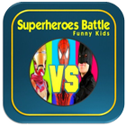 Superheroes Battle Funny Kids icône
