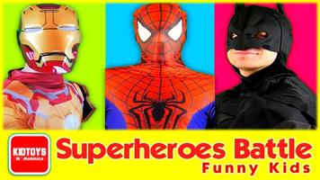 Superheroes Battle Funny Kids screenshot 1