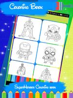 SuperHeroes Coloring Book capture d'écran 1