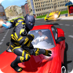 Black Superhero Panther Grand City Survival