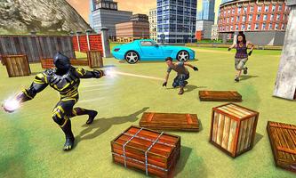 Black Superhero Panther Grand City Survival imagem de tela 3